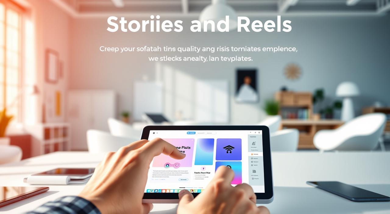 Crie Stories e Reels com Layouts Profissionais